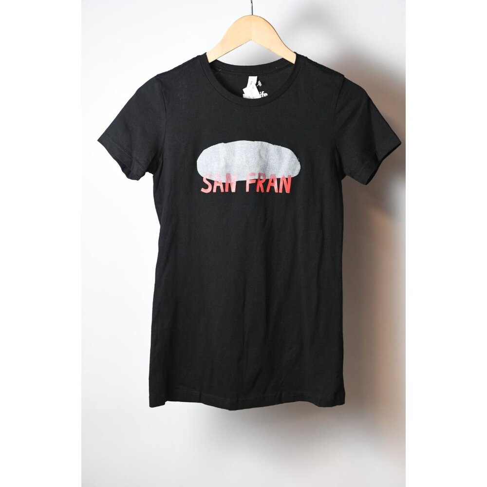 San Francisco "San Fran" Cloud T-Shirt Park Life Size Women's Large 100% Cotton